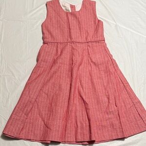 Strasburg Coral Striped Casual Dress